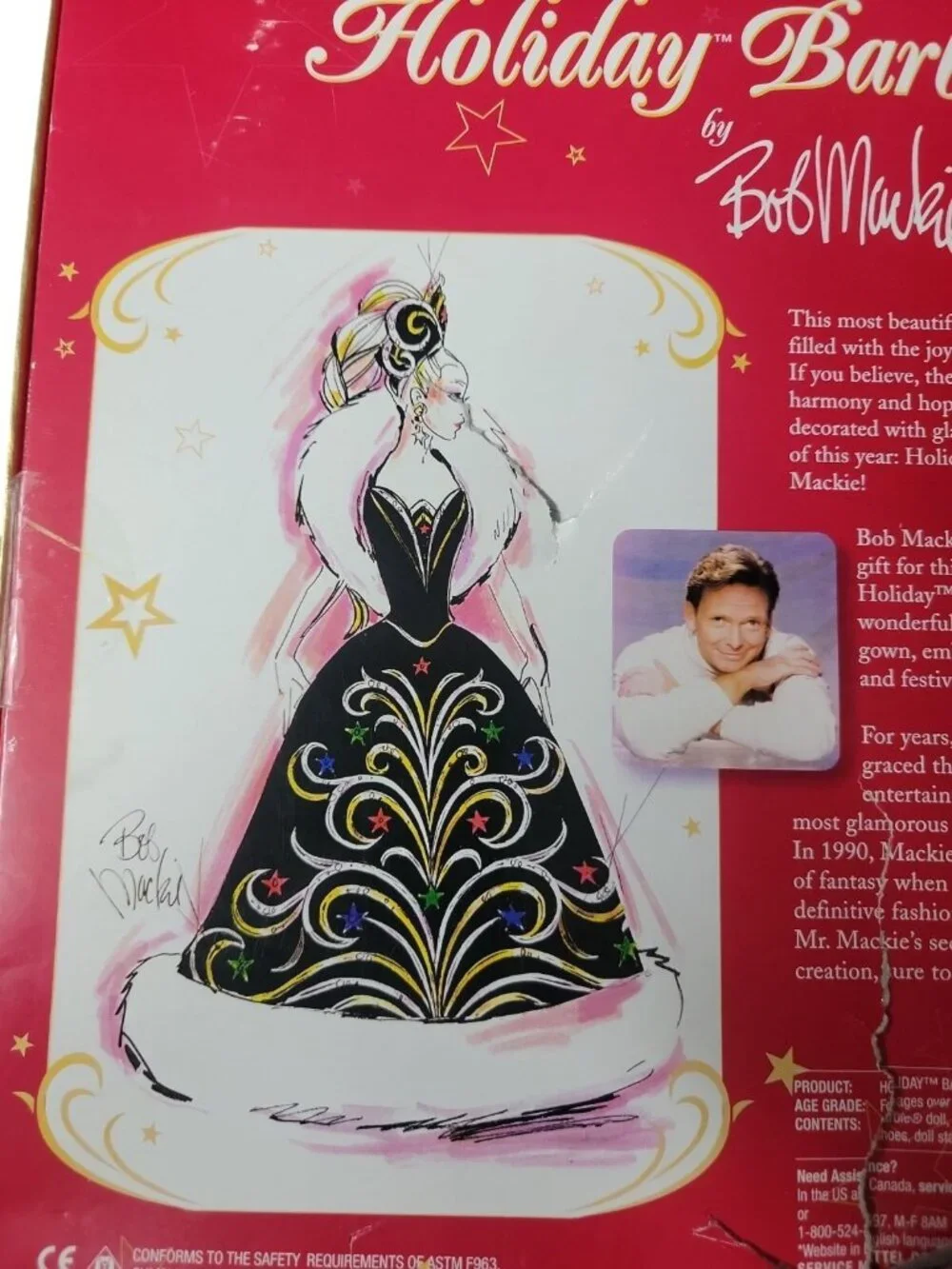 Barbie Doll Holiday 2006 By Bob Mackie Designer New in Original Box